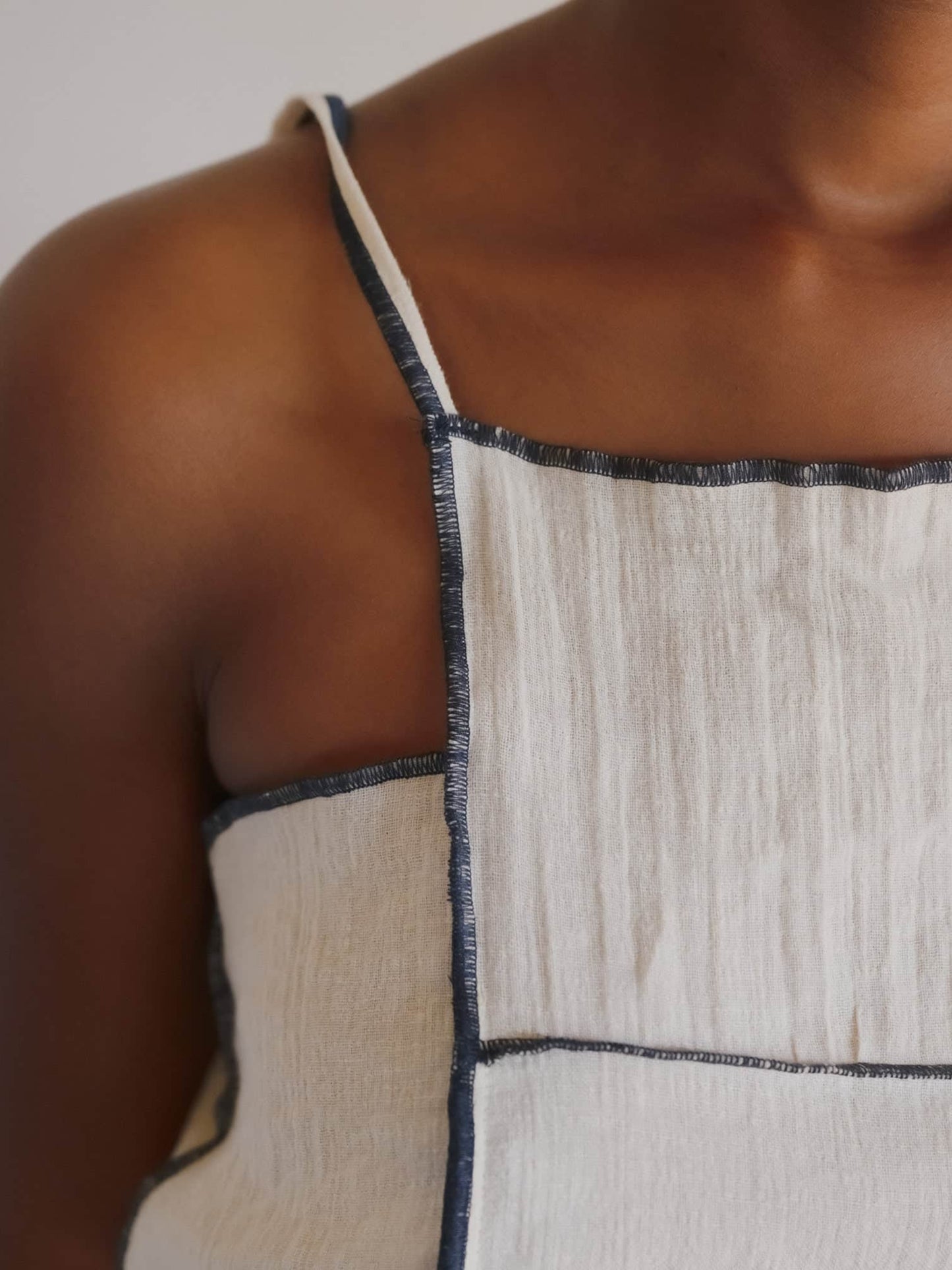 Shok Square Top Crinkle Linen