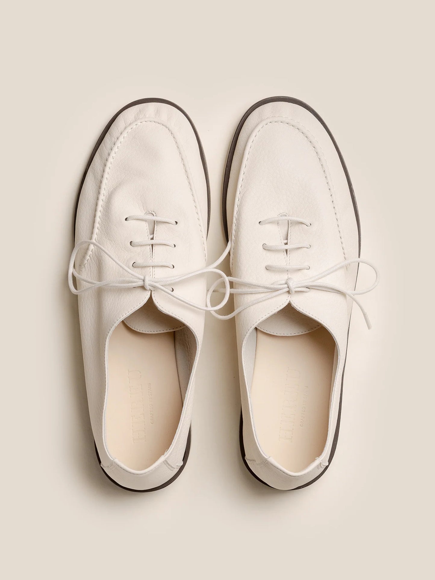 Juliol Lace-up Deconstructed Loafer - Ivory
