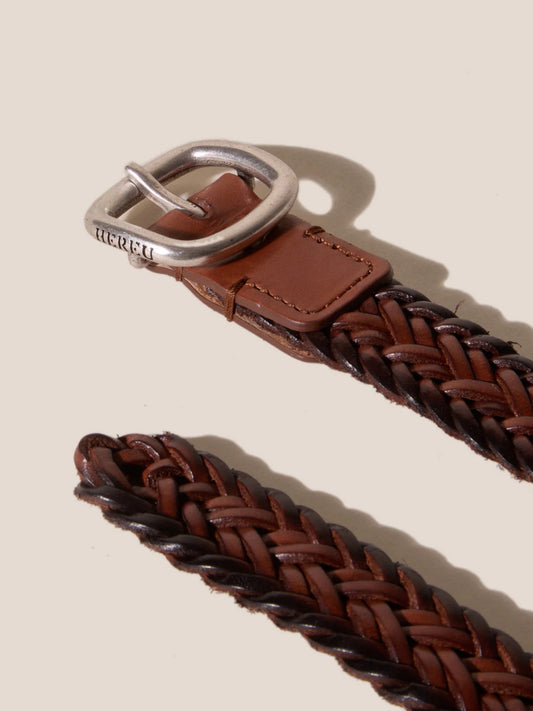 TRAMAT Braided Belt - Tan