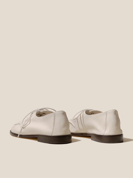 Juliol Lace-up Deconstructed Loafer - Ivory