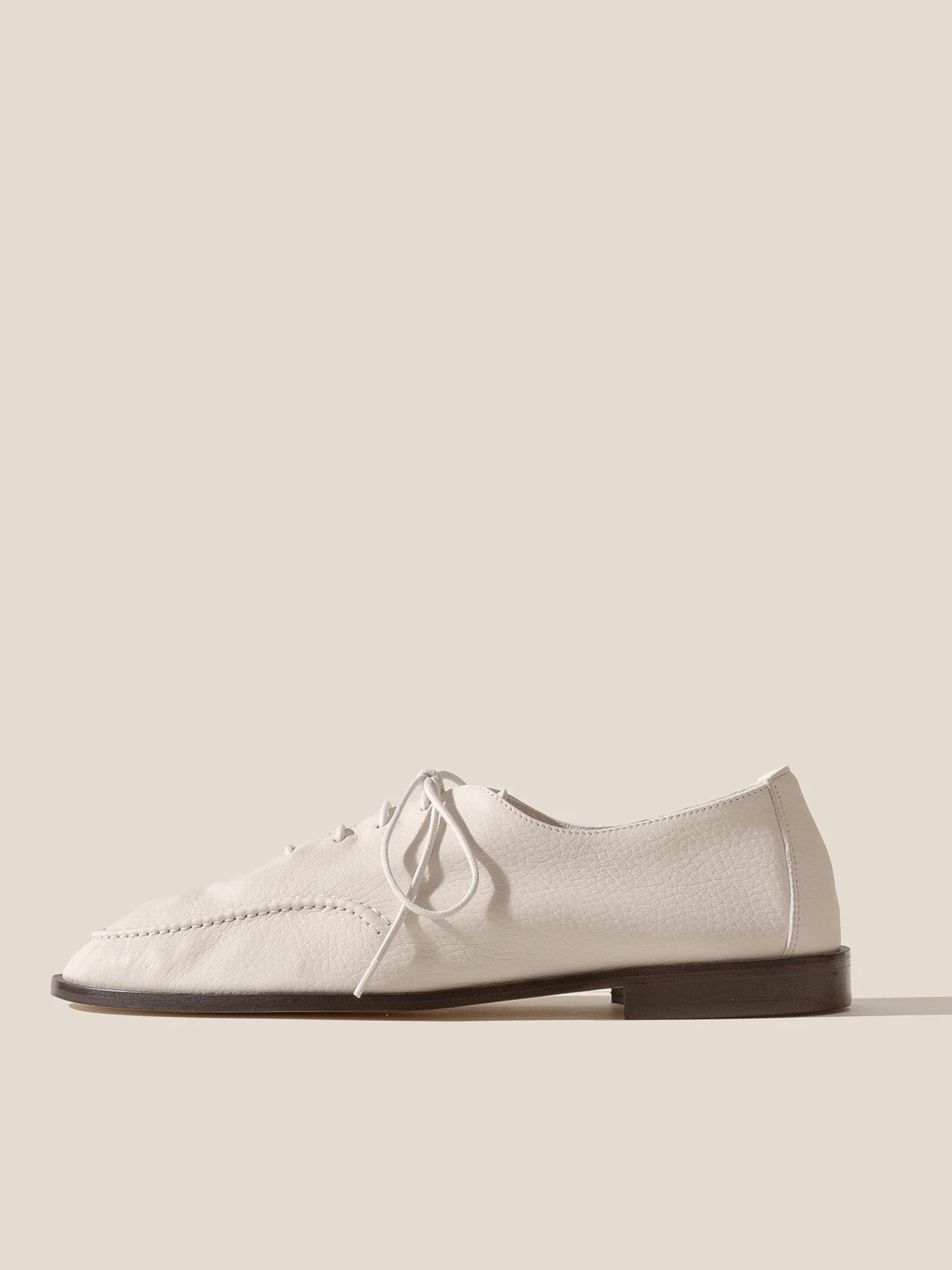 Juliol Lace-up Deconstructed Loafer - Ivory