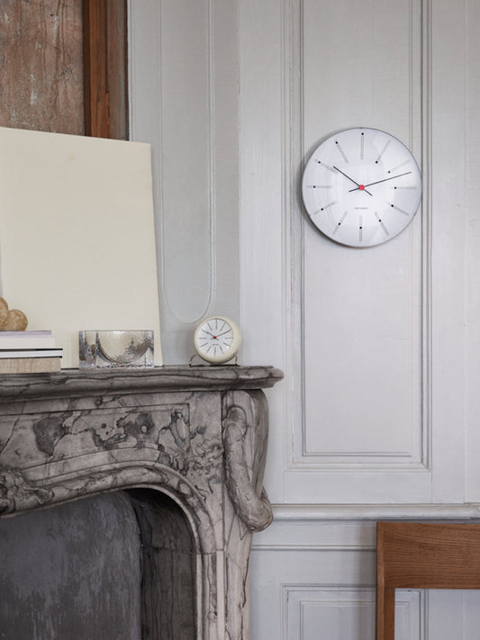 Bankers Wall Clock White