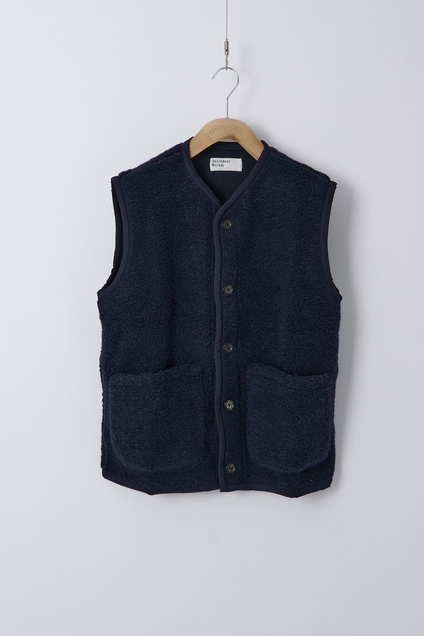 Lancaster Gilet in Alvar Fleece- Navy