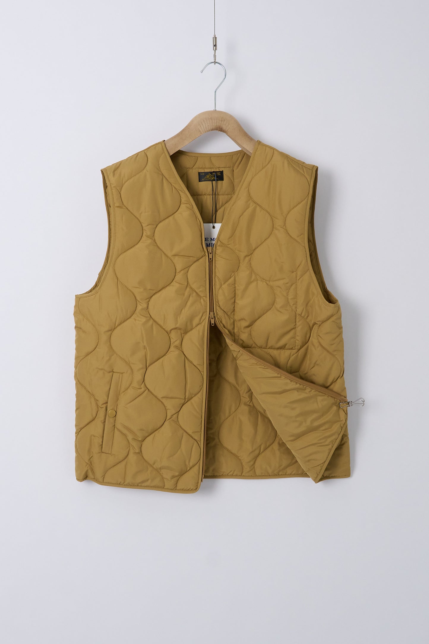 Le Mont Saint Michel Vinis Quilted Vest Kraft