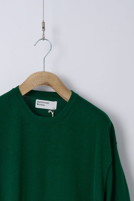 Knit Tee Merino Fine Knit - Green