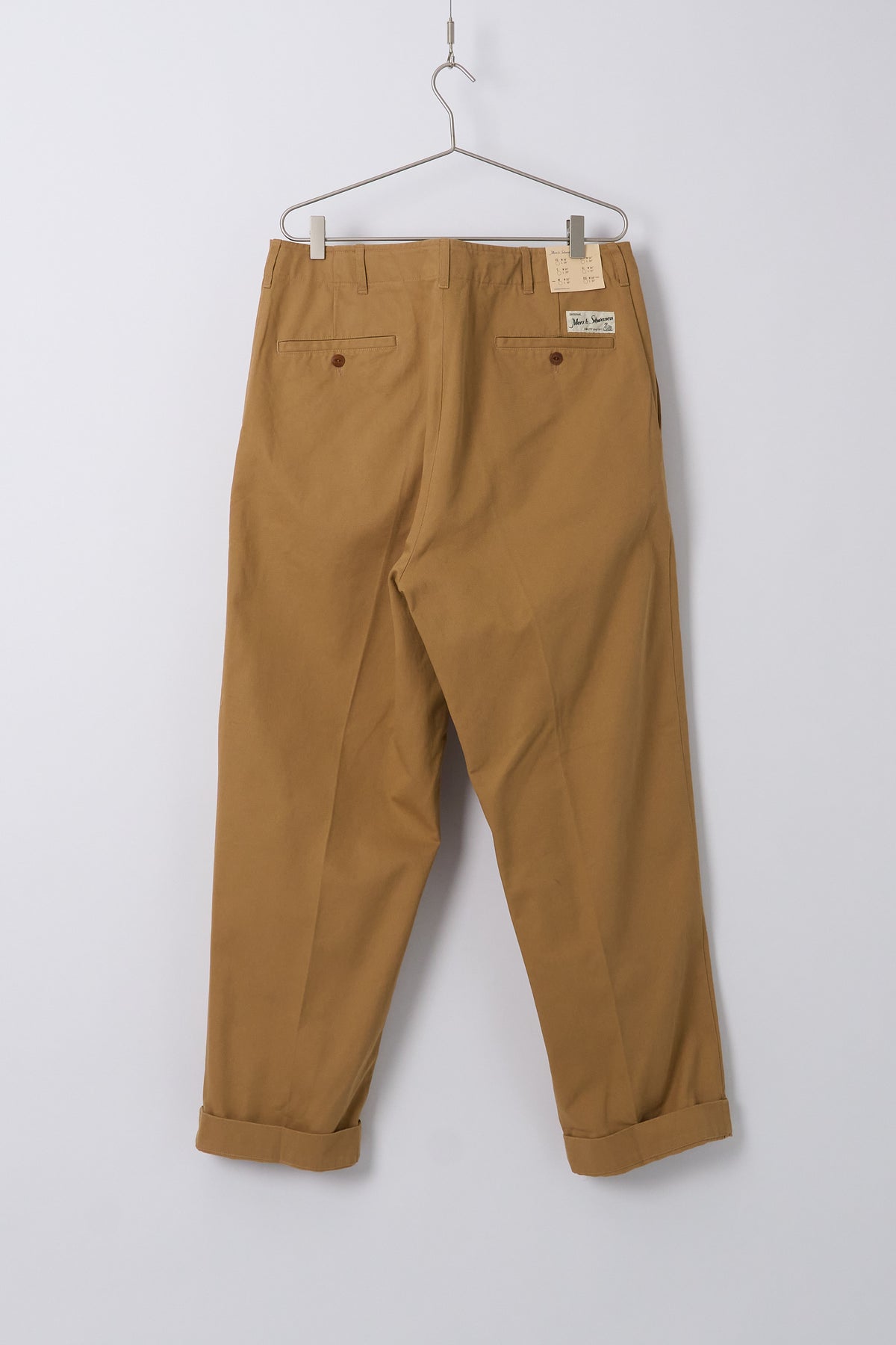 1920s Cotton Twill Worker Chino Khaki