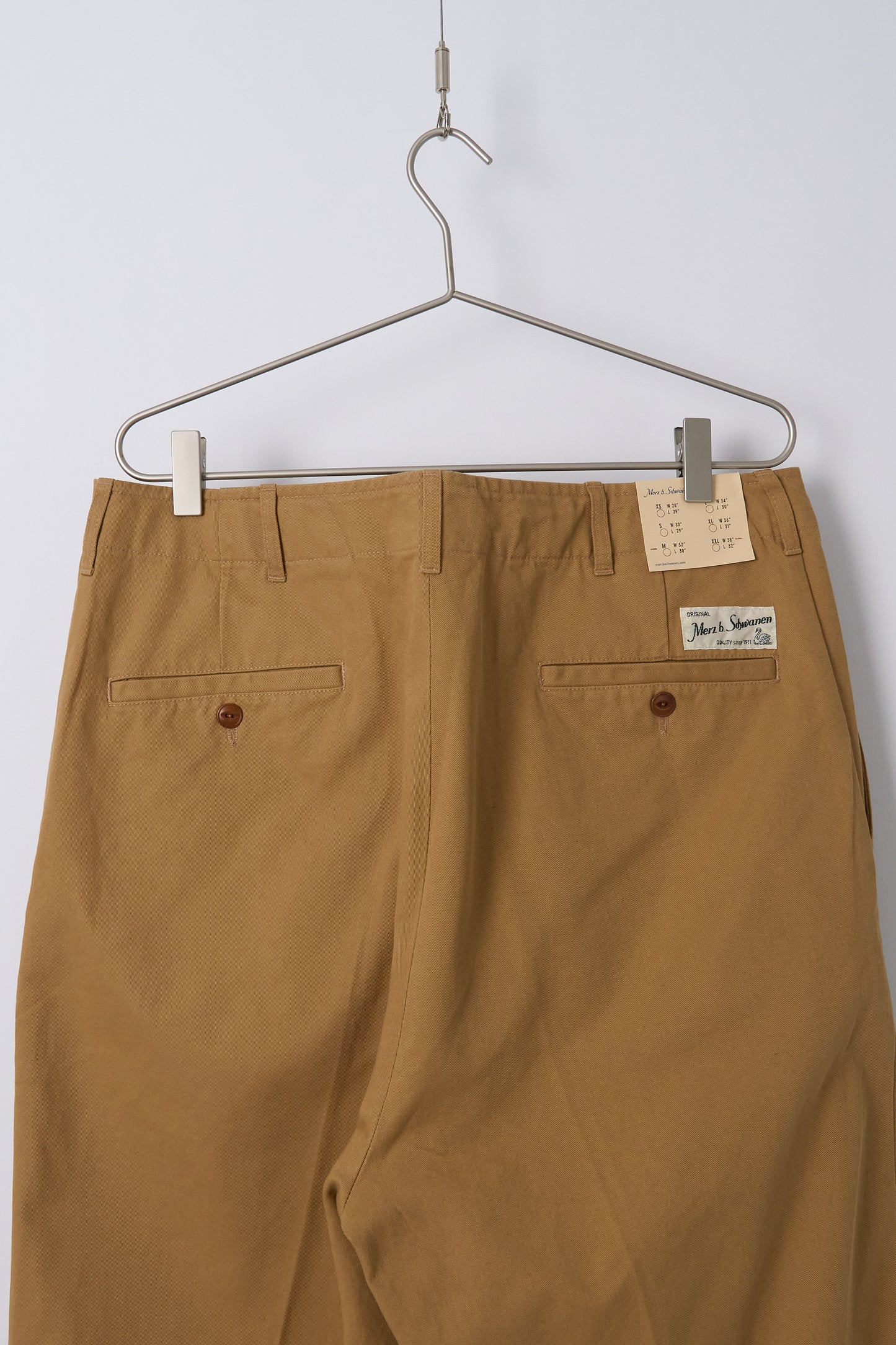 1920s Cotton Twill Worker Chino Khaki