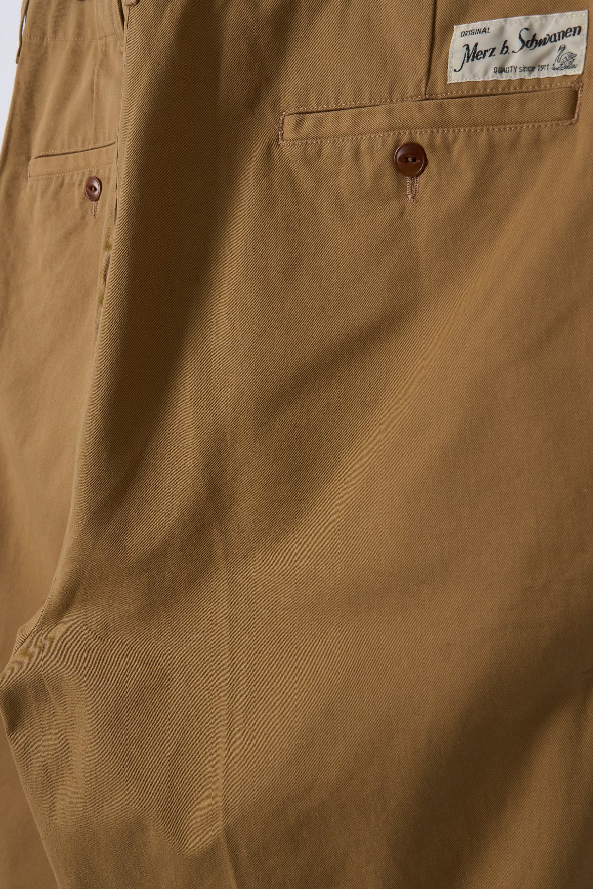 1920s Cotton Twill Worker Chino Khaki