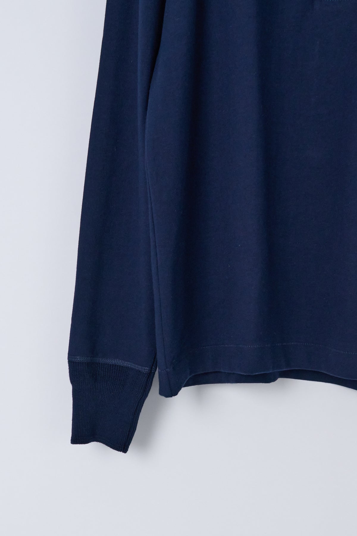 2M06 Refined Long Sleeve Henley Ink Blue