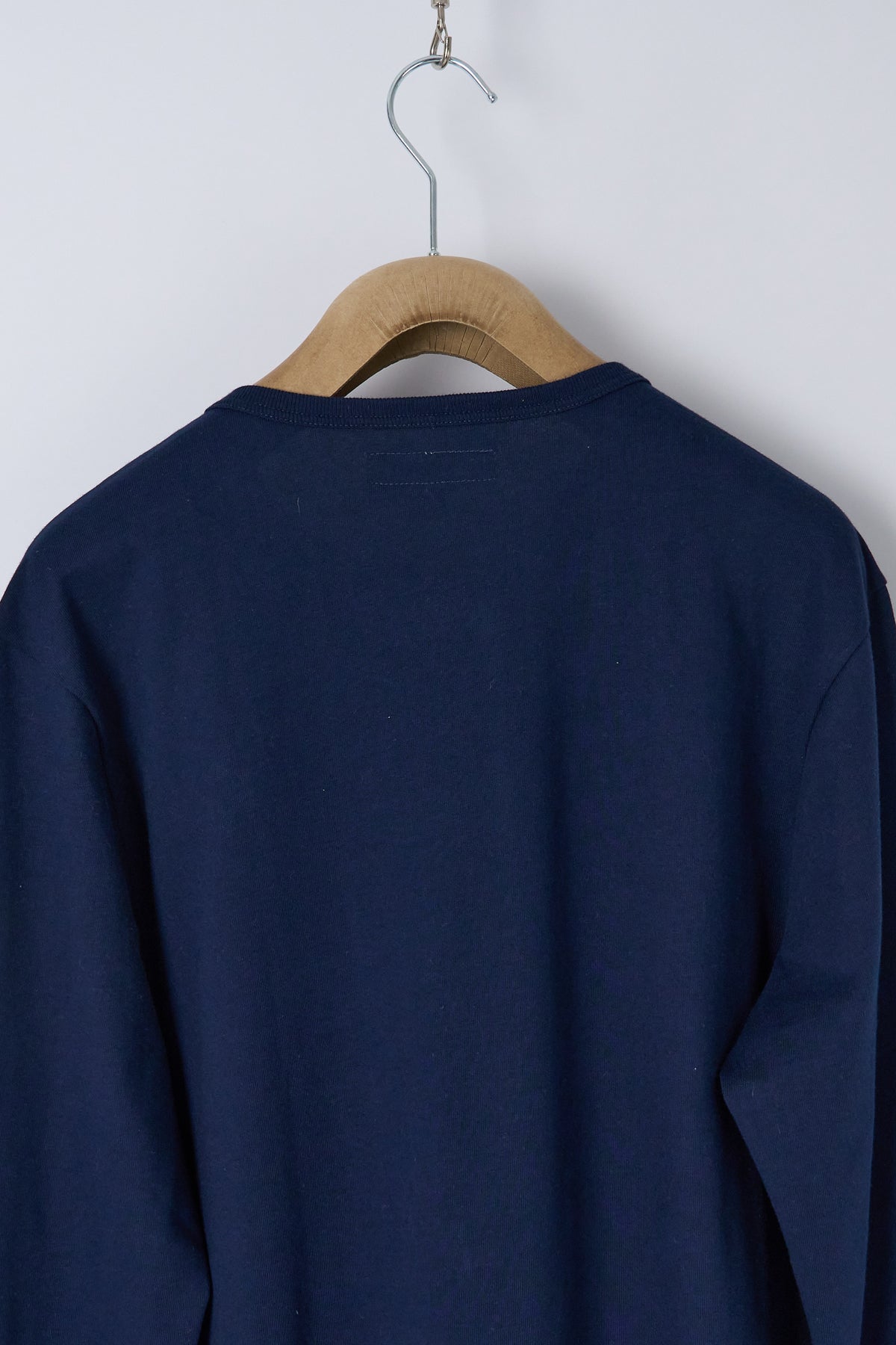 2M06 Refined Long Sleeve Henley Ink Blue