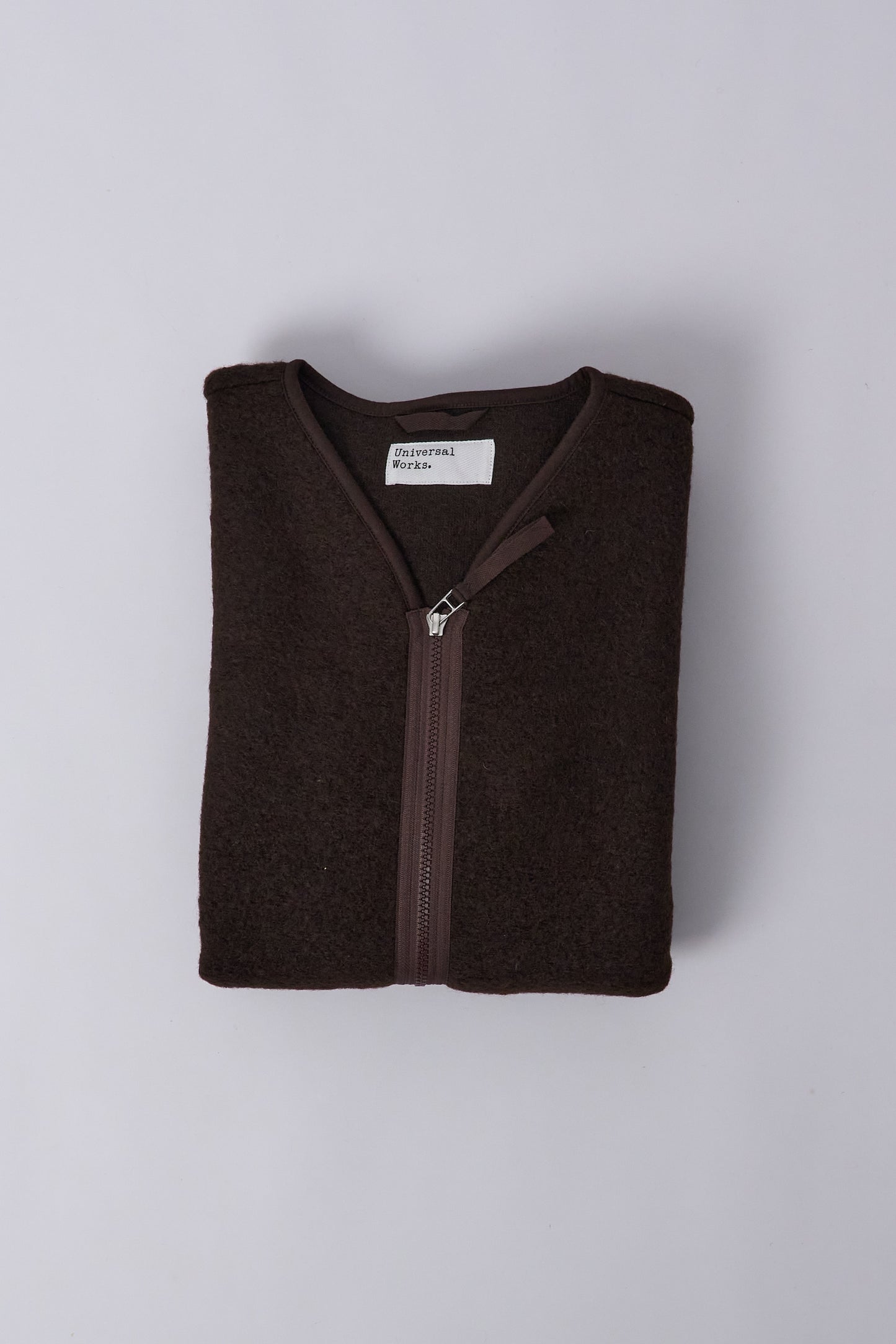 Zip Liner Jacket Galaxy Fleece - Brown