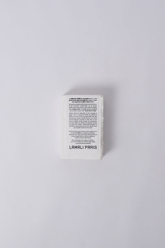 Lamali Handmade Notebook - White 12x18cm