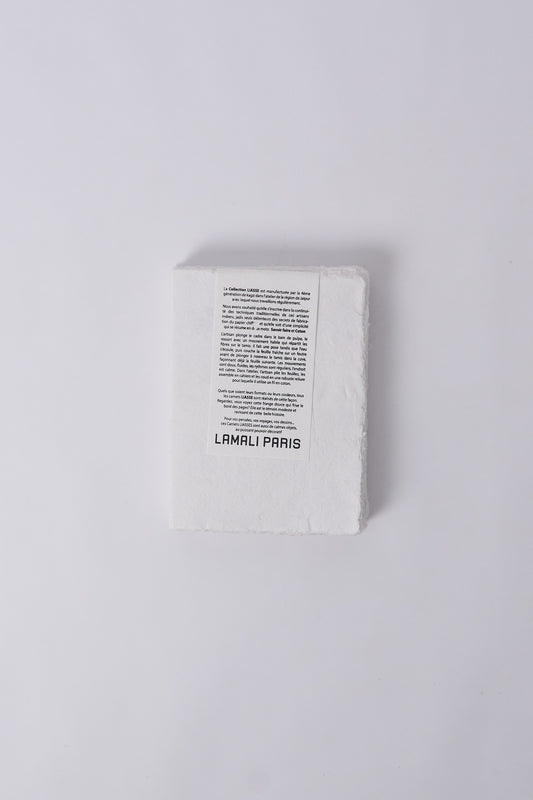 Lamali Handmade Notebook - White 18x24cm
