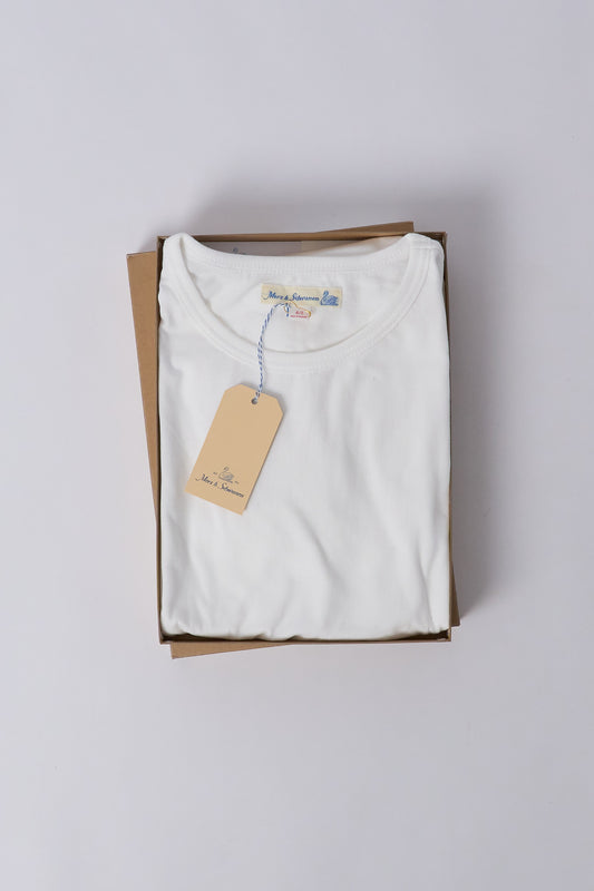 1950sLS Loopwheeled Lightweight Longsleeve - White