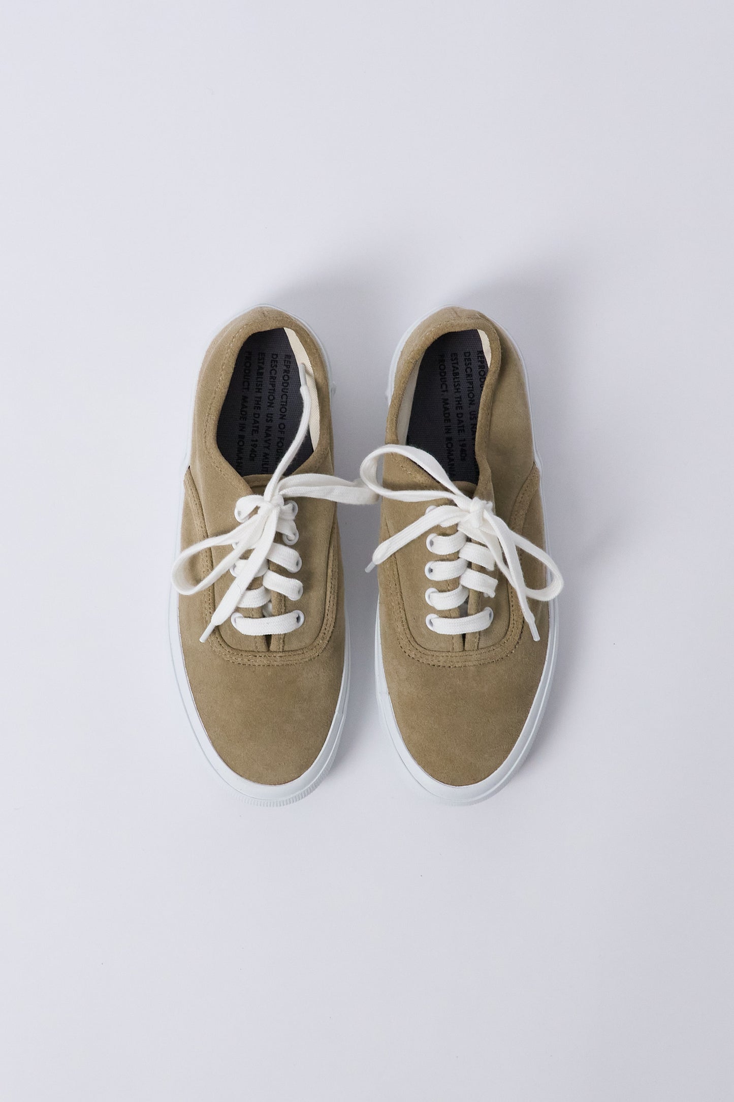 US Navy Military Trainer 5851S Beige Suede