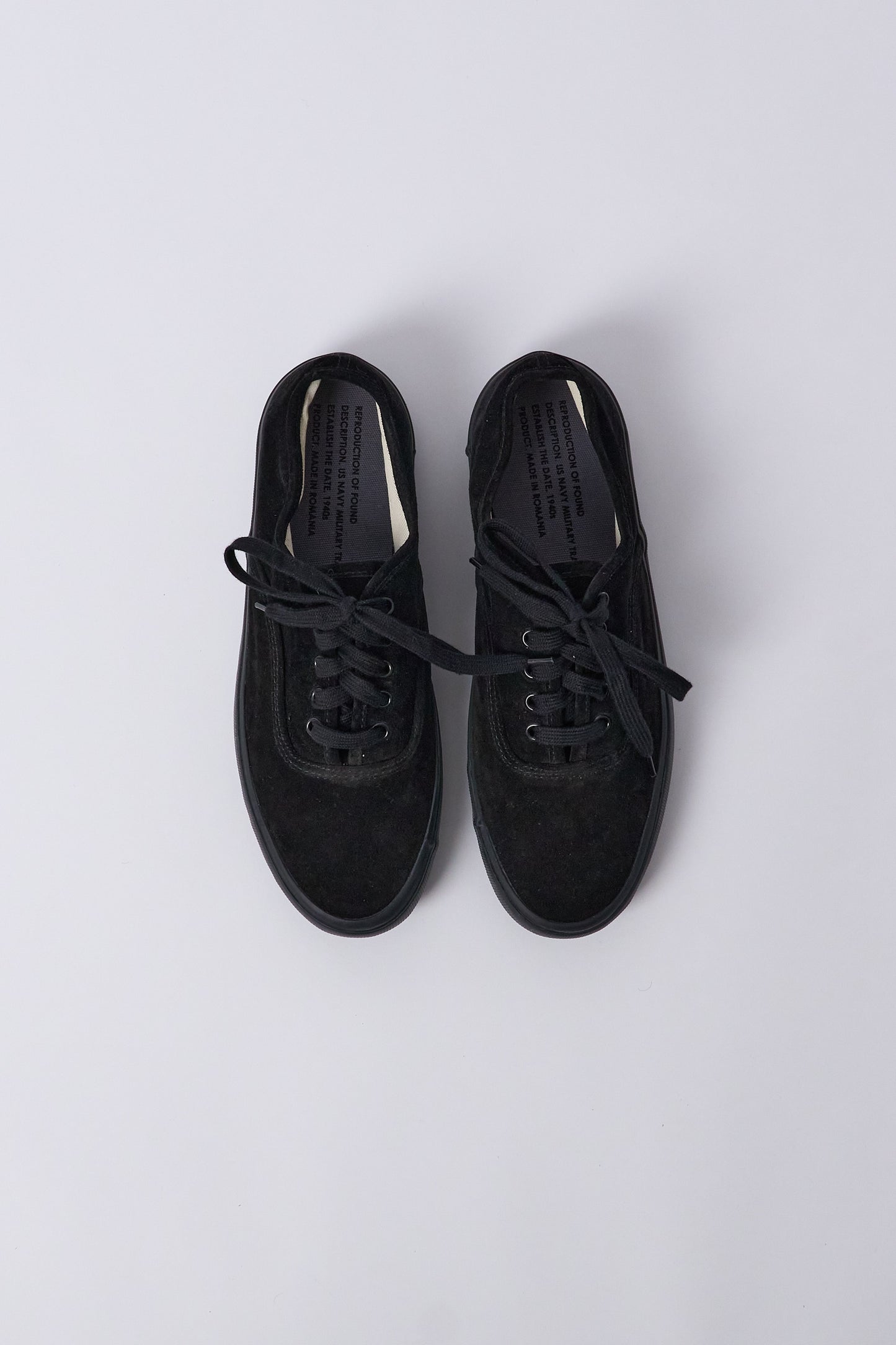 US Navy Military Trainer 5851S Black Suede