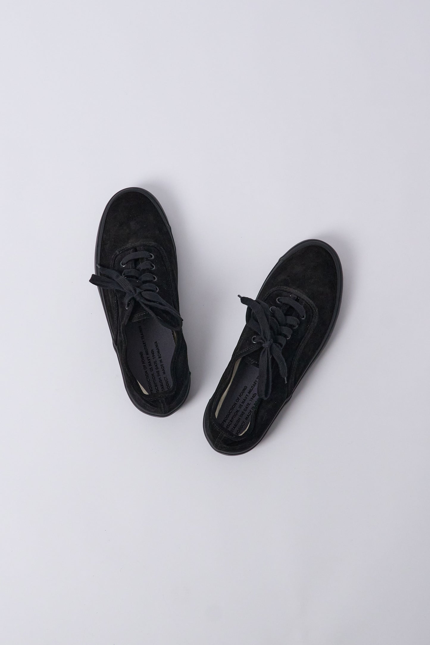 US Navy Military Trainer 5851S Black Suede