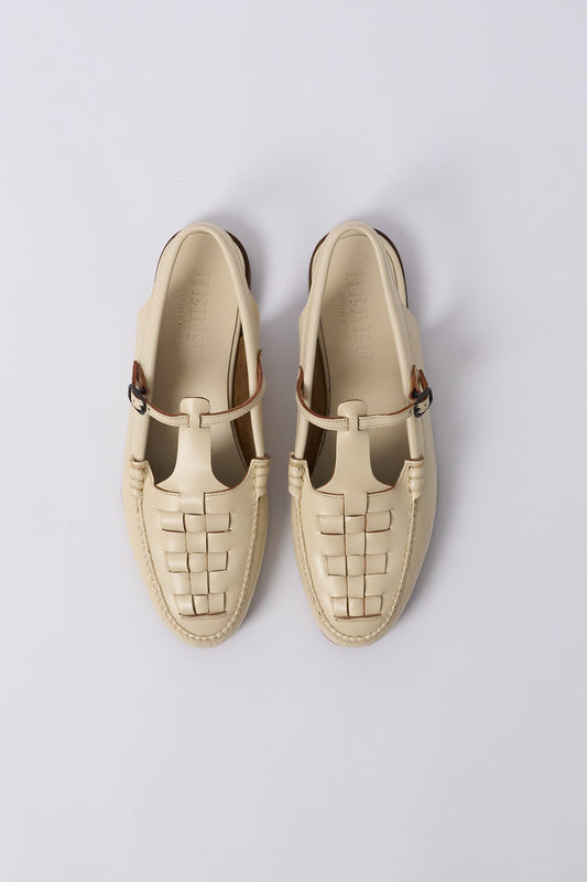 Roqueta Slingback Loafer - Custard