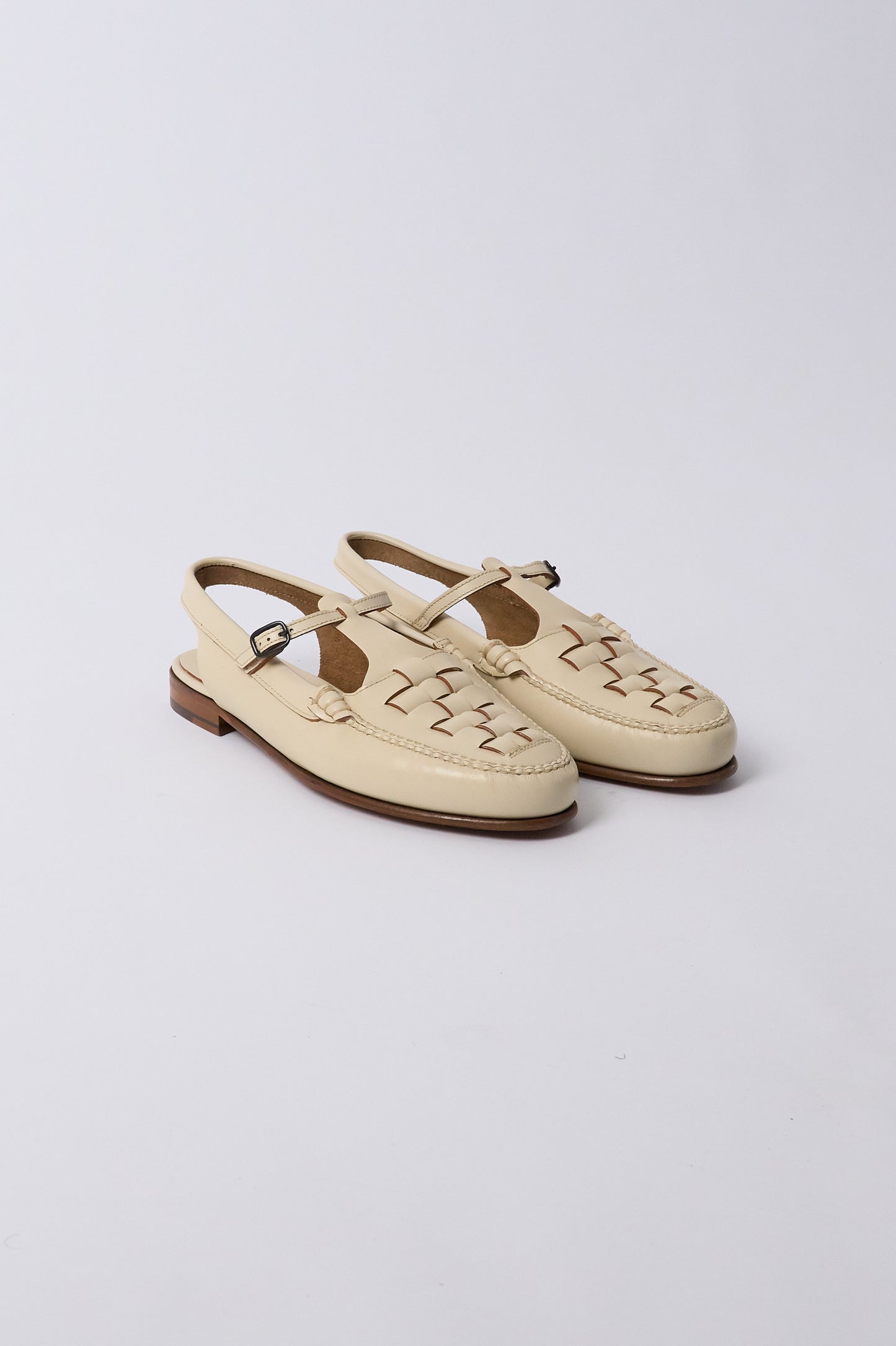 Roqueta Slingback Loafer - Custard