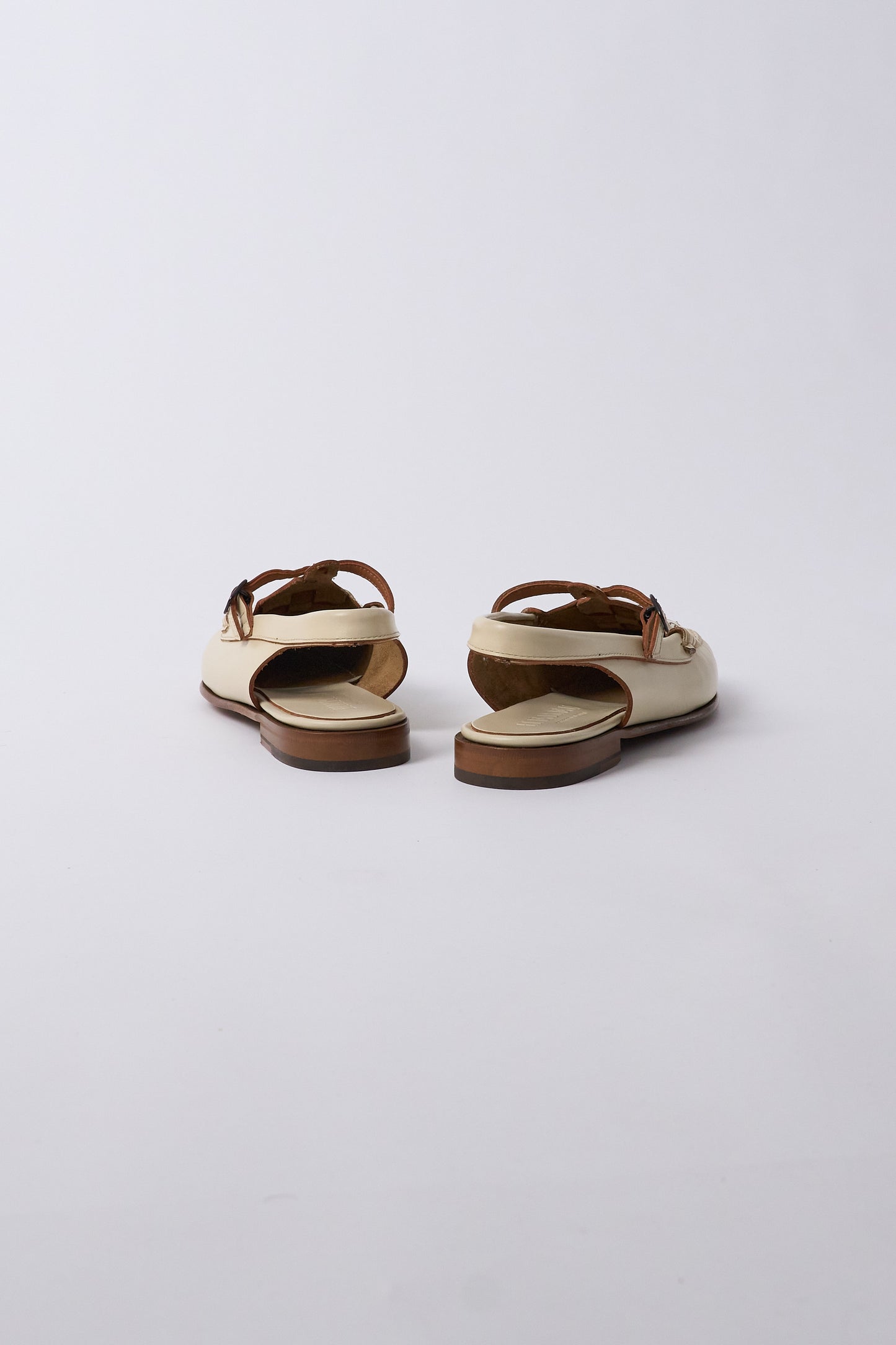 Roqueta Slingback Loafer - Custard