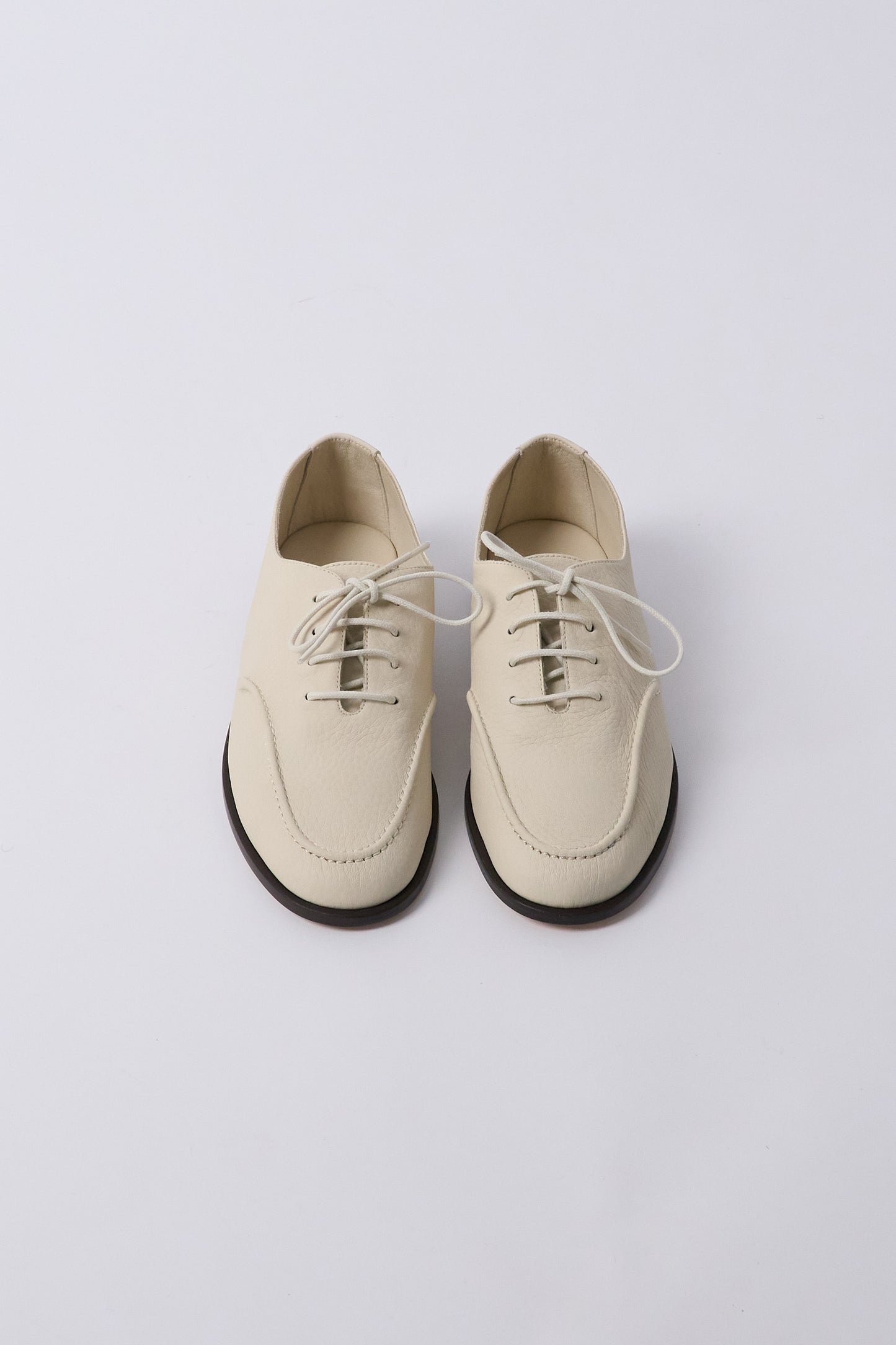 Juliol Lace-up Deconstructed Loafer - Ivory
