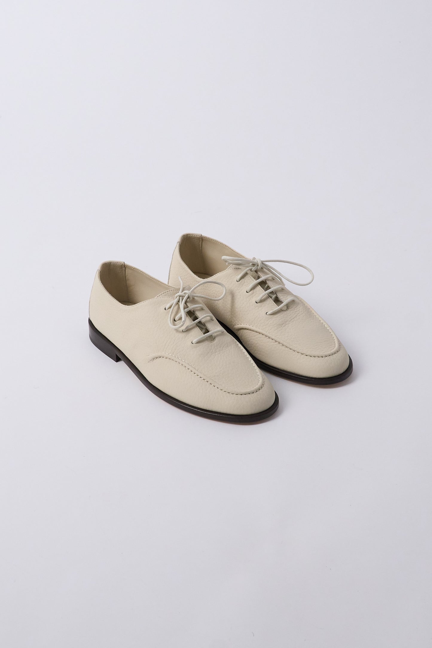 Juliol Lace-up Deconstructed Loafer - Ivory
