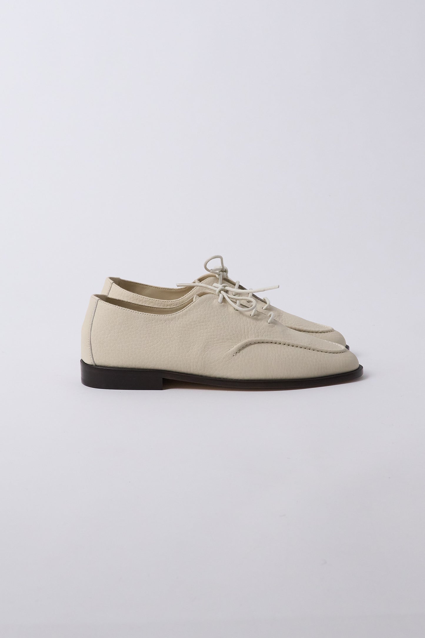 Juliol Lace-up Deconstructed Loafer - Ivory