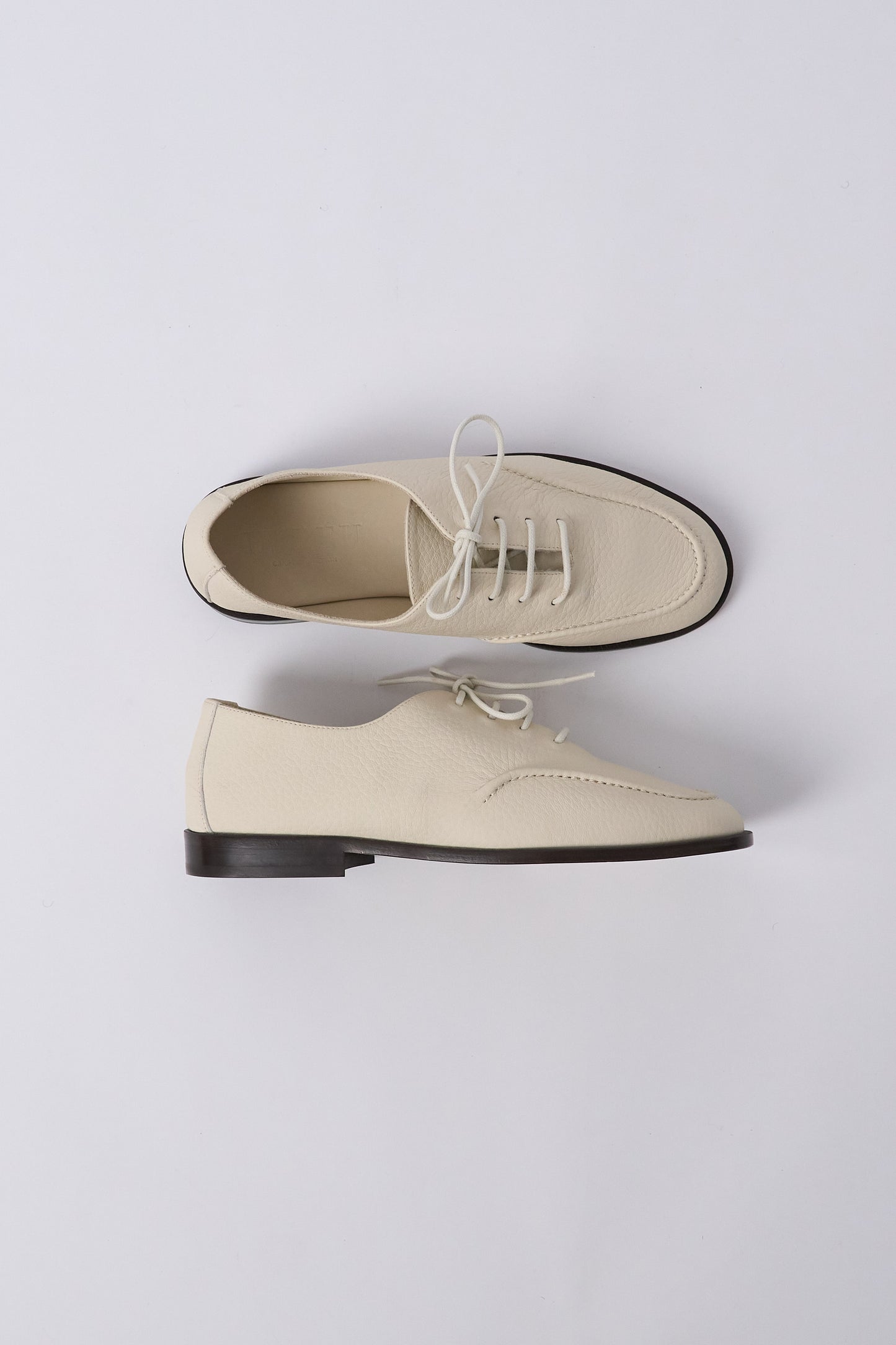 Juliol Lace-up Deconstructed Loafer - Ivory