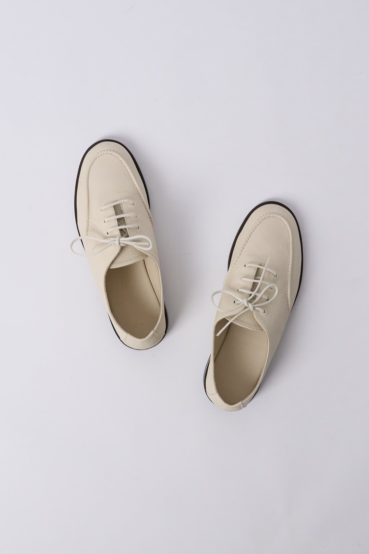 Juliol Lace-up Deconstructed Loafer - Ivory