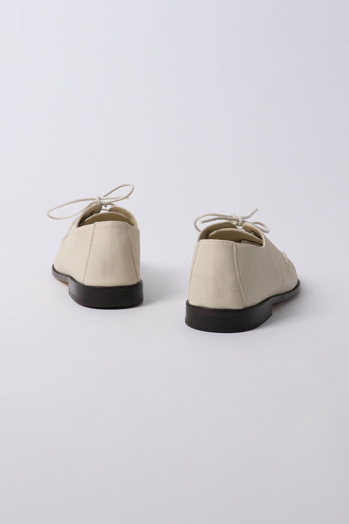 Juliol Lace-up Deconstructed Loafer - Ivory