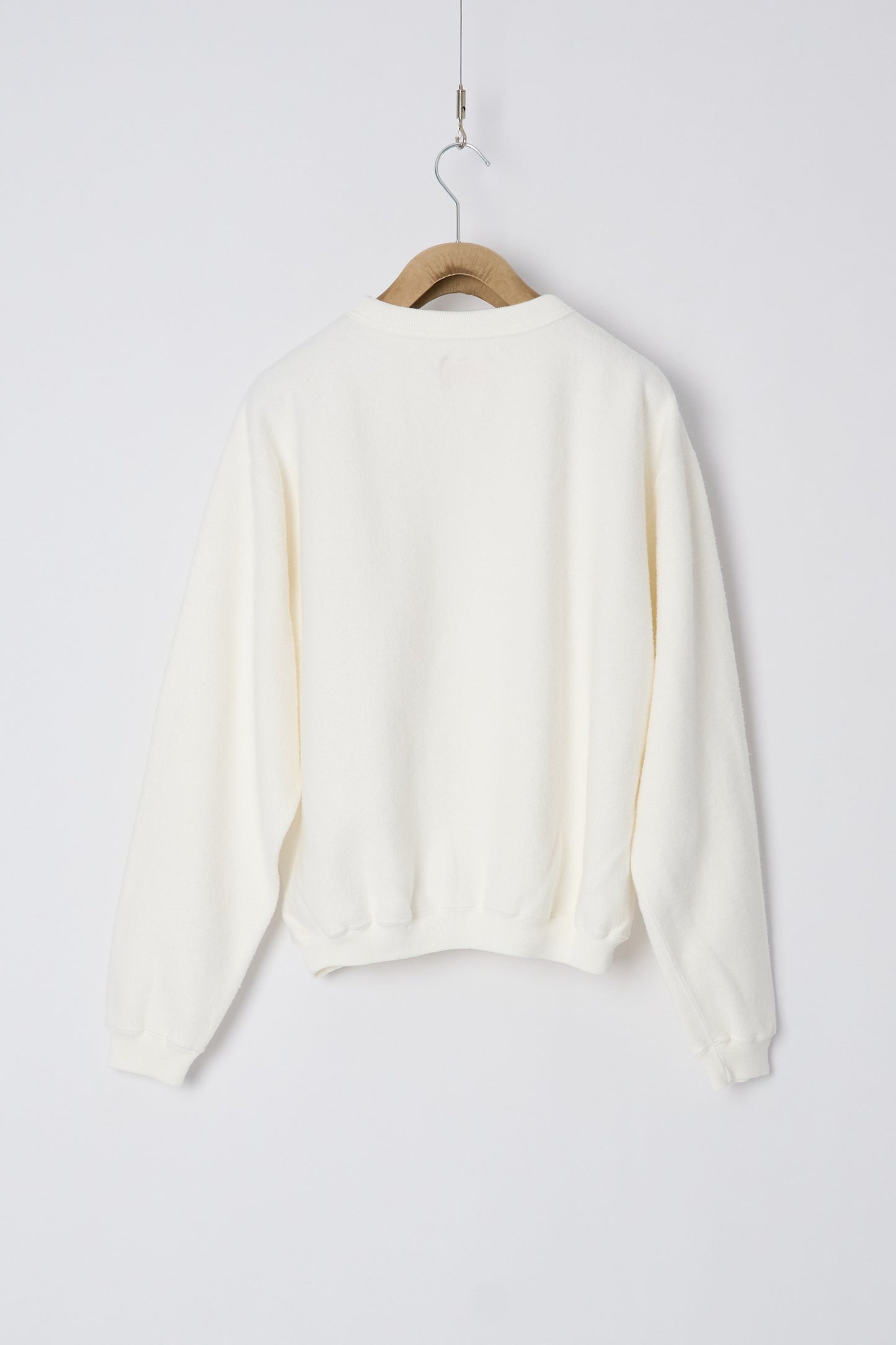Hina CN Sweatshirt - Japanese Brushed Fleece - Off White