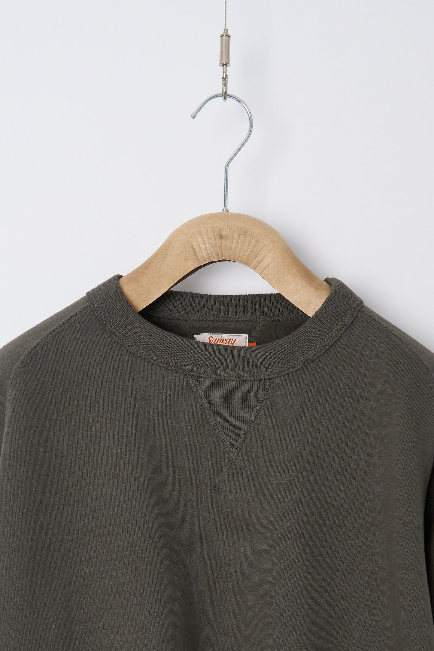 Poli'ahu CN Sweatshirt - Japanese Brushed Fleece - Beluga