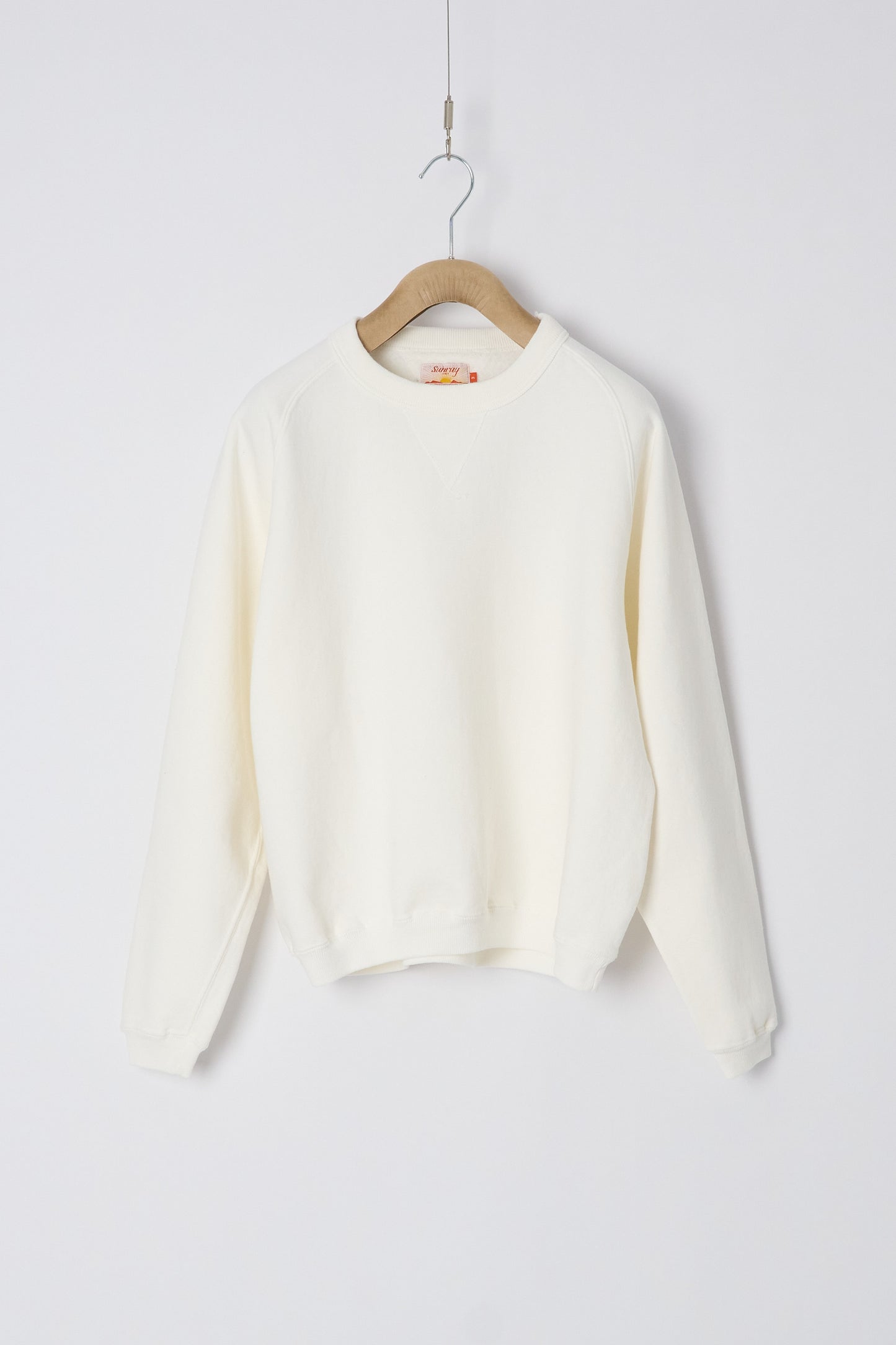 Poli'ahu CN Sweatshirt - Japanese Brushed Fleece - Off White
