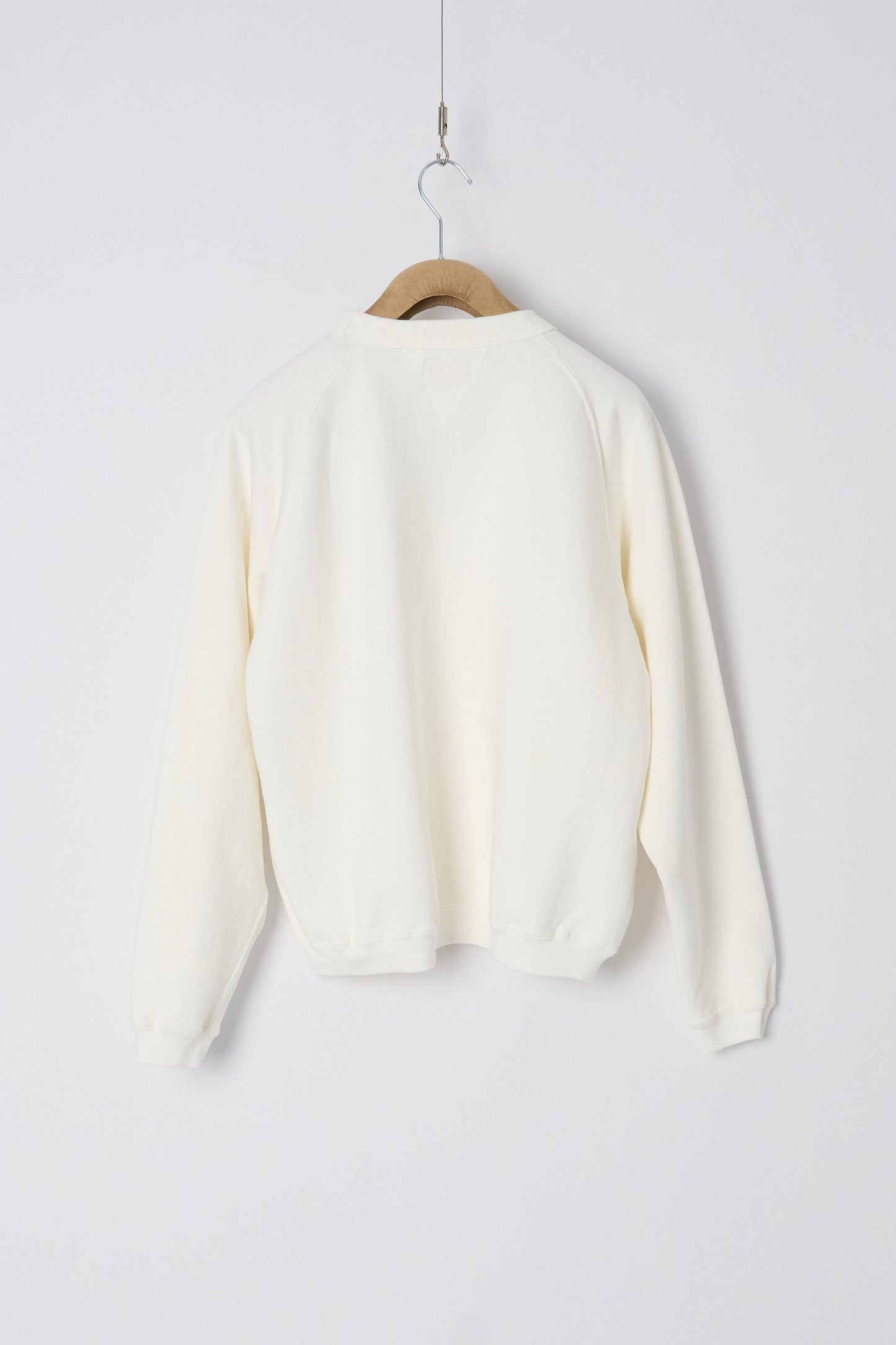 Poli'ahu CN Sweatshirt - Japanese Brushed Fleece - Off White