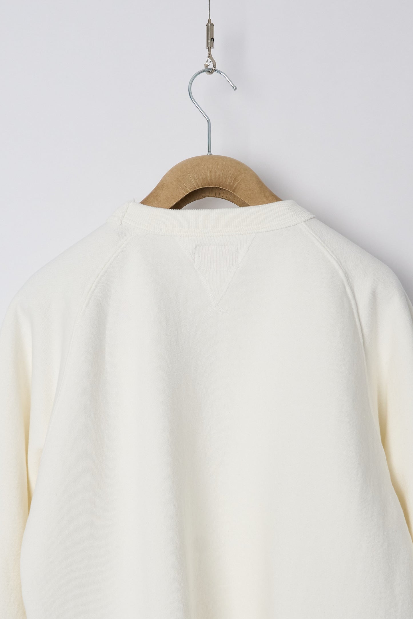 Poli'ahu CN Sweatshirt - Japanese Brushed Fleece - Off White