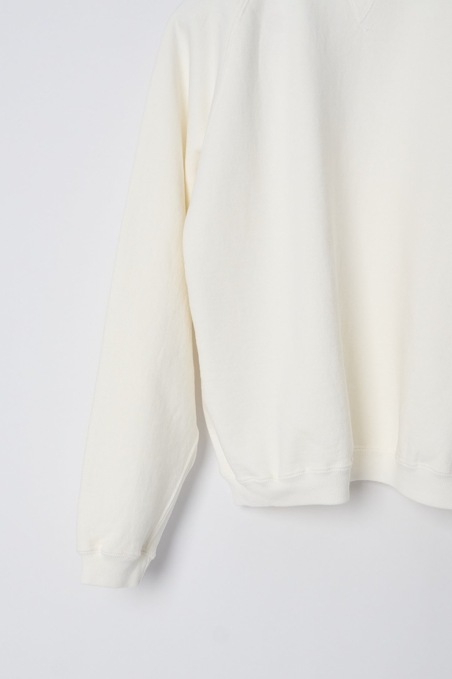 Poli'ahu CN Sweatshirt - Japanese Brushed Fleece - Off White
