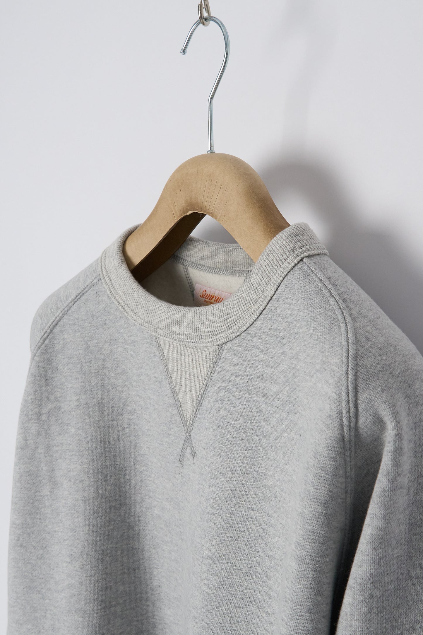 Poli'ahu CN Sweatshirt - Japanese Brushed Fleece - Hambledon Grey