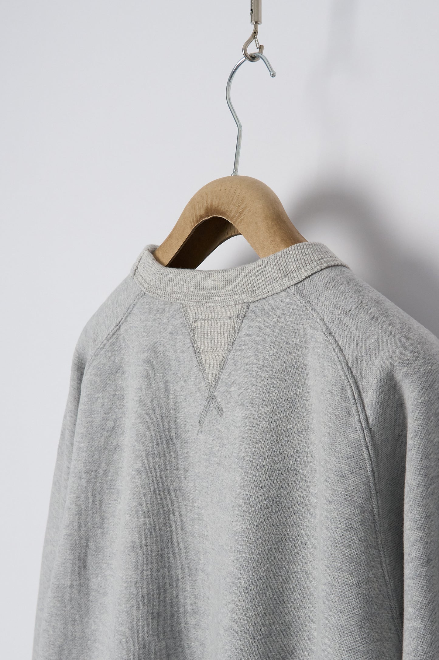Poli'ahu CN Sweatshirt - Japanese Brushed Fleece - Hambledon Grey