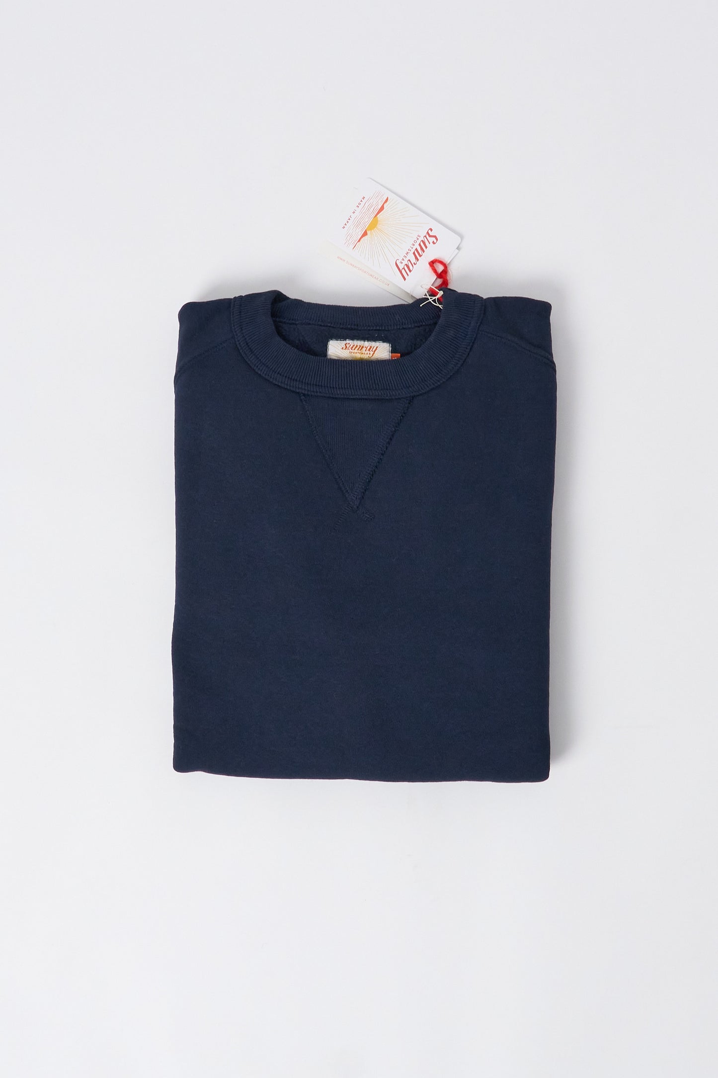 Puamana CN Sweatshirt - Japanese Brushed Fleece - Dark Navy