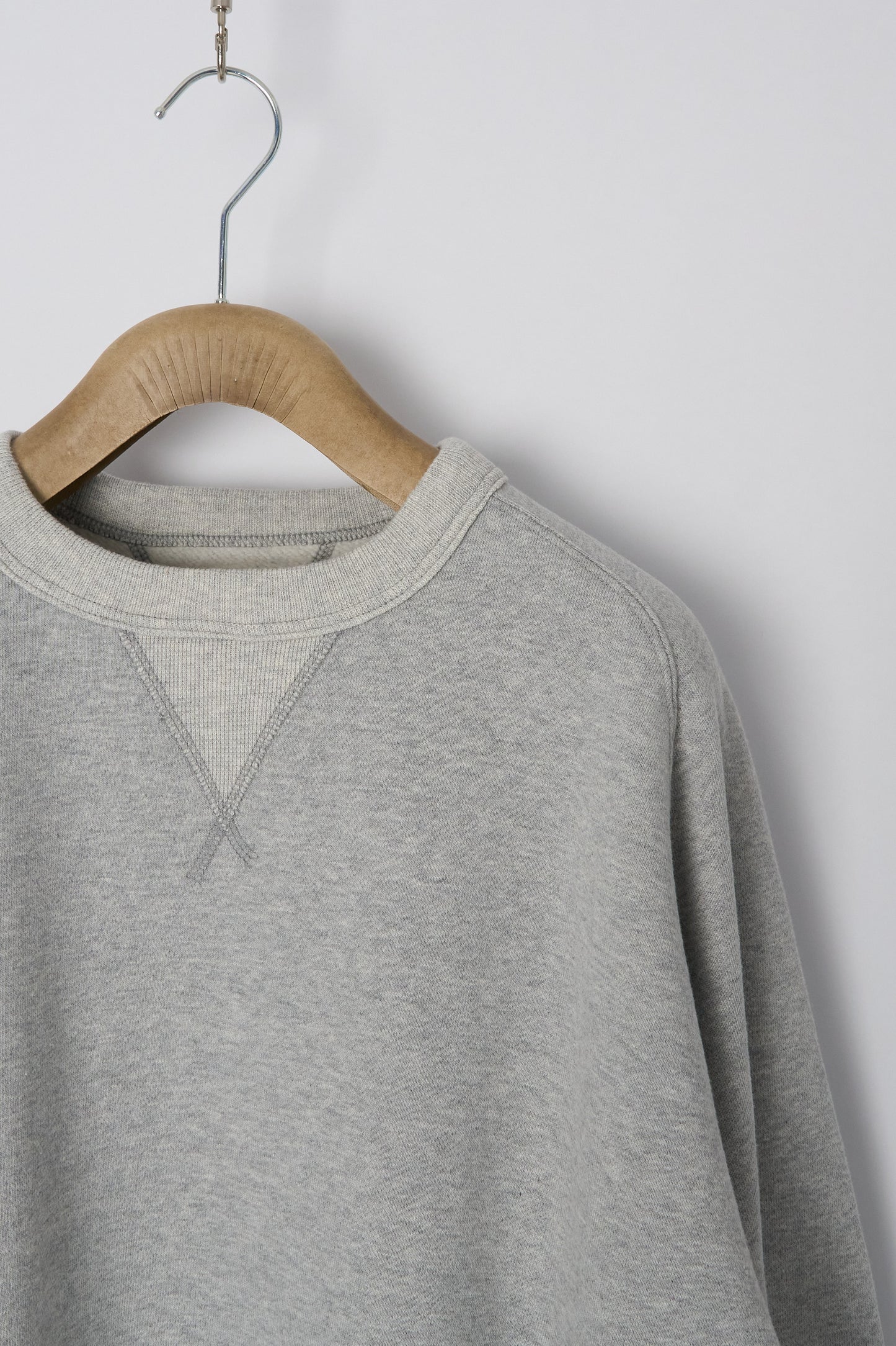 Puamana CN Sweatshirt - Japanese Brushed Fleece - Hambledon Grey