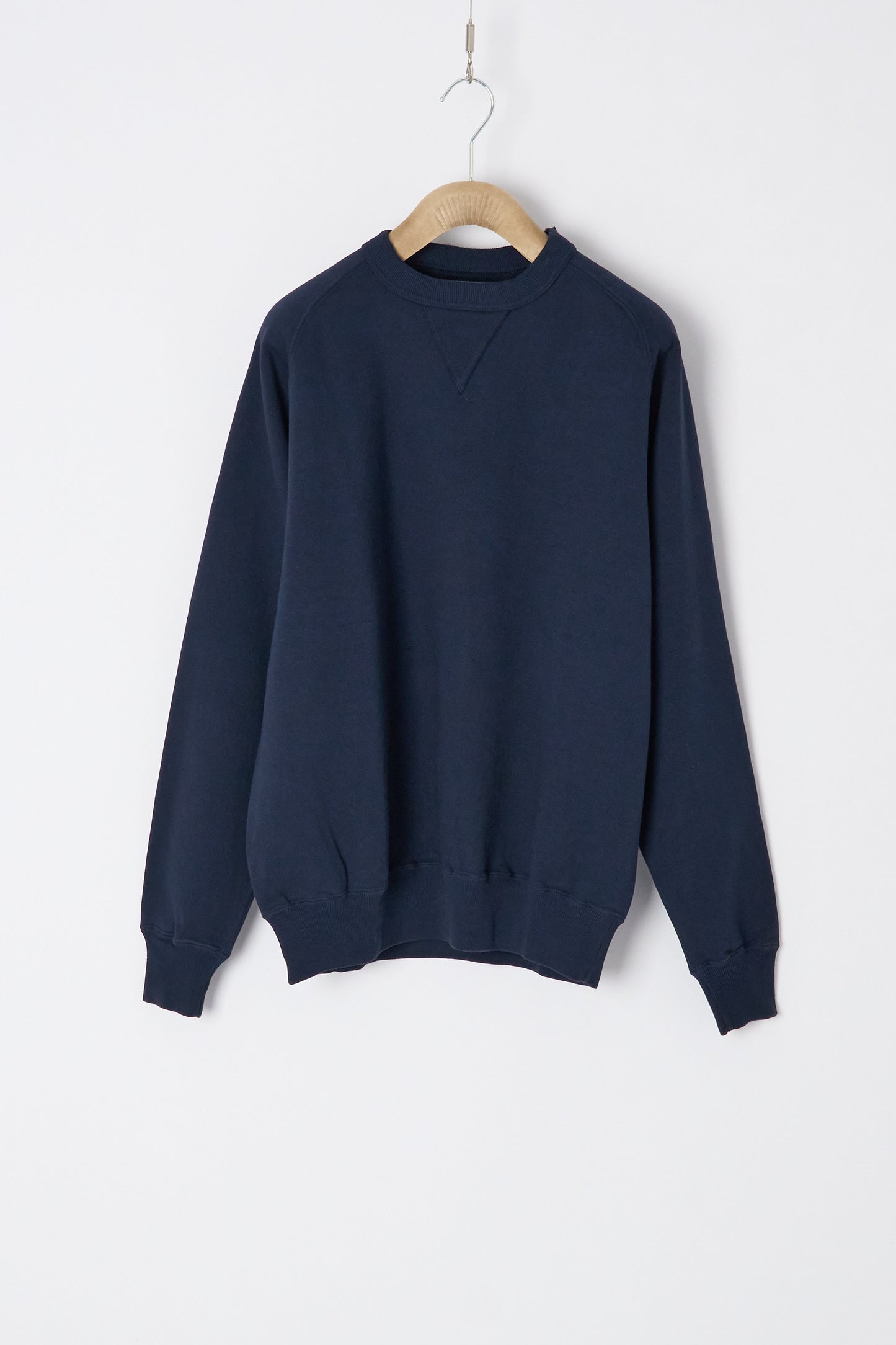 Puamana CN Sweatshirt - Japanese Brushed Fleece - Dark Navy