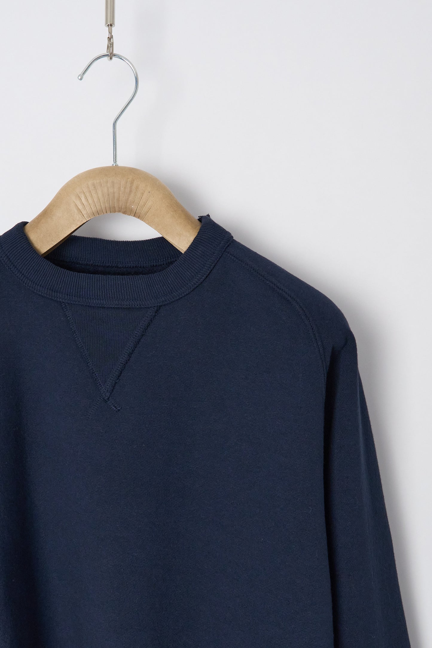 Puamana CN Sweatshirt - Japanese Brushed Fleece - Dark Navy