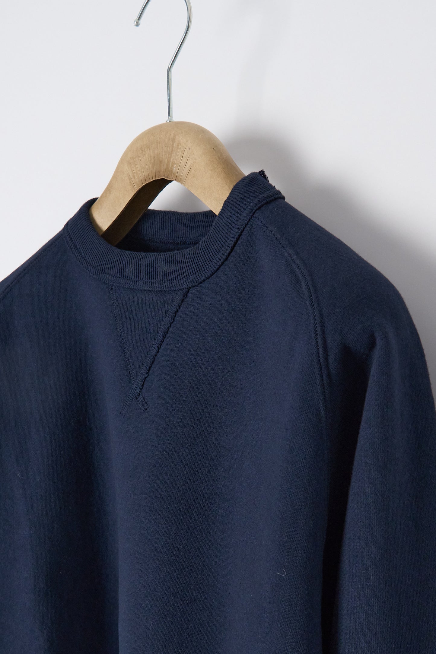 Puamana CN Sweatshirt - Japanese Brushed Fleece - Dark Navy