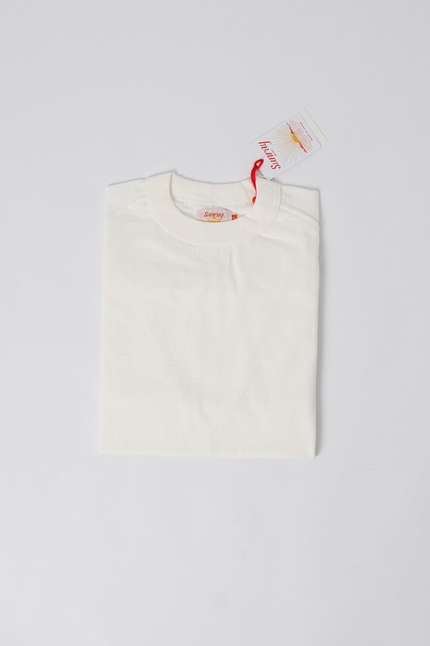 Mahuna LS T-Shirt - Ochiwata Recycled Cotton - Off White