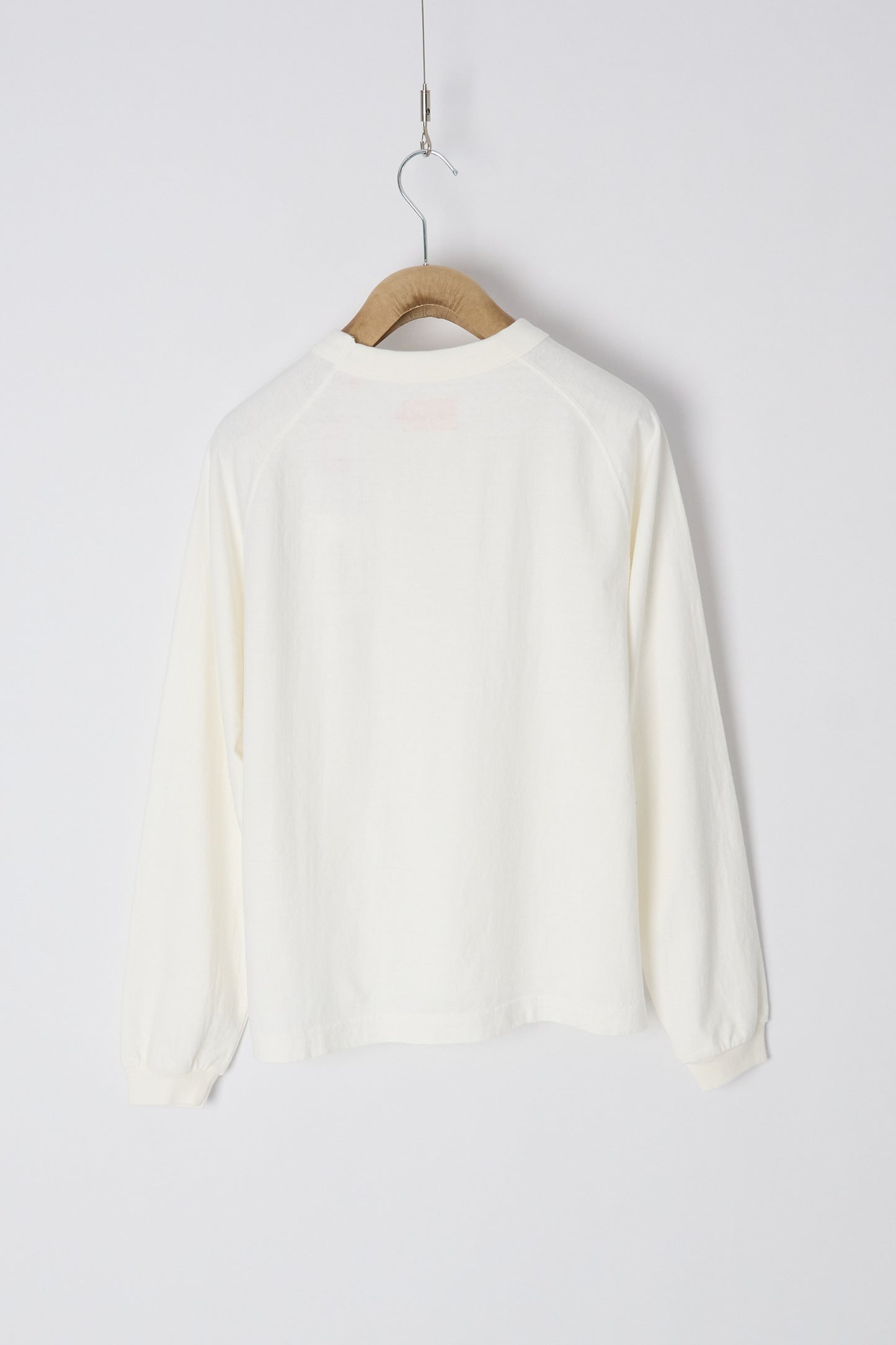 Mahuna LS T-Shirt - Ochiwata Recycled Cotton - Off White