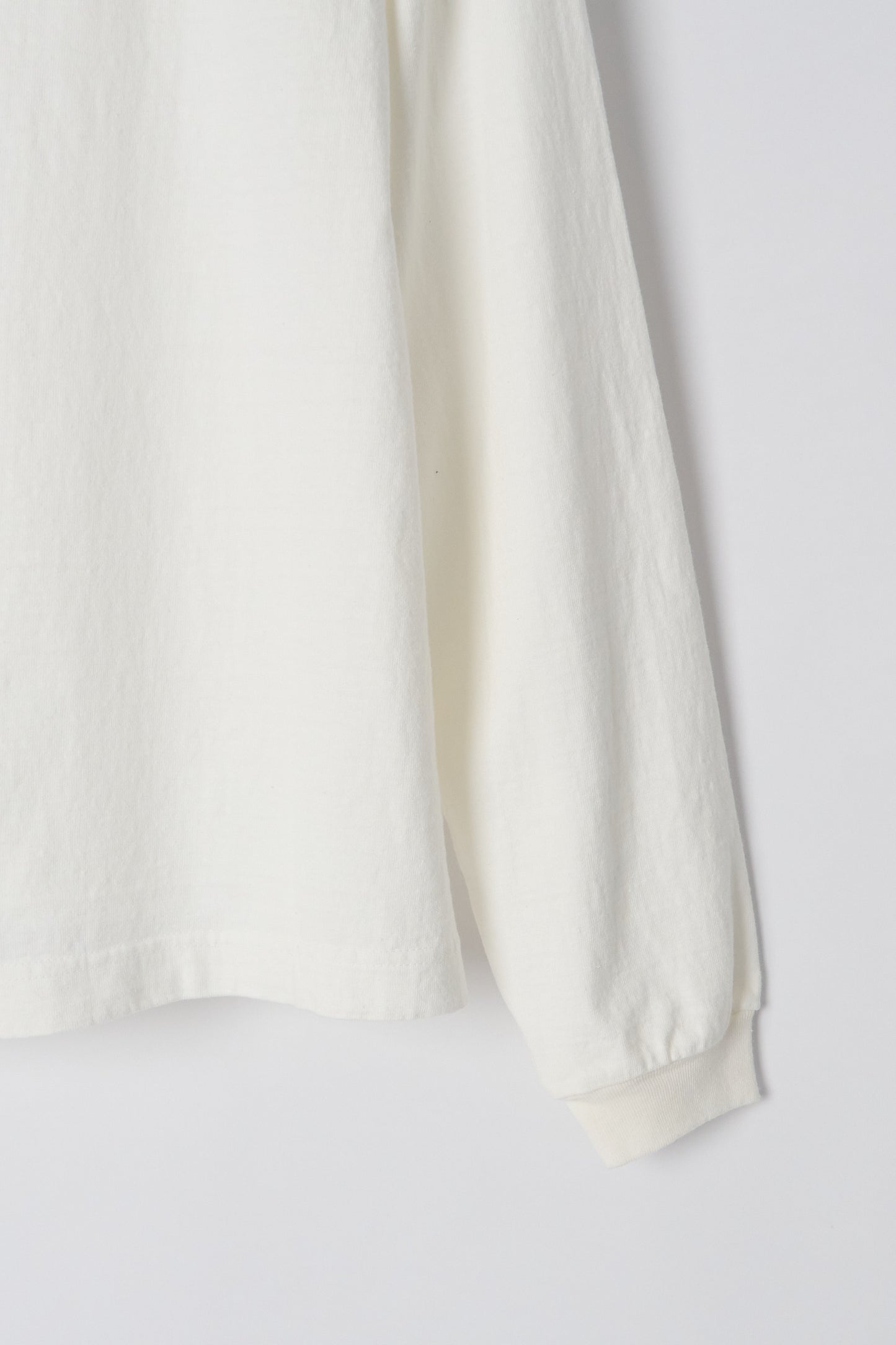 Mahuna LS T-Shirt - Ochiwata Recycled Cotton - Off White