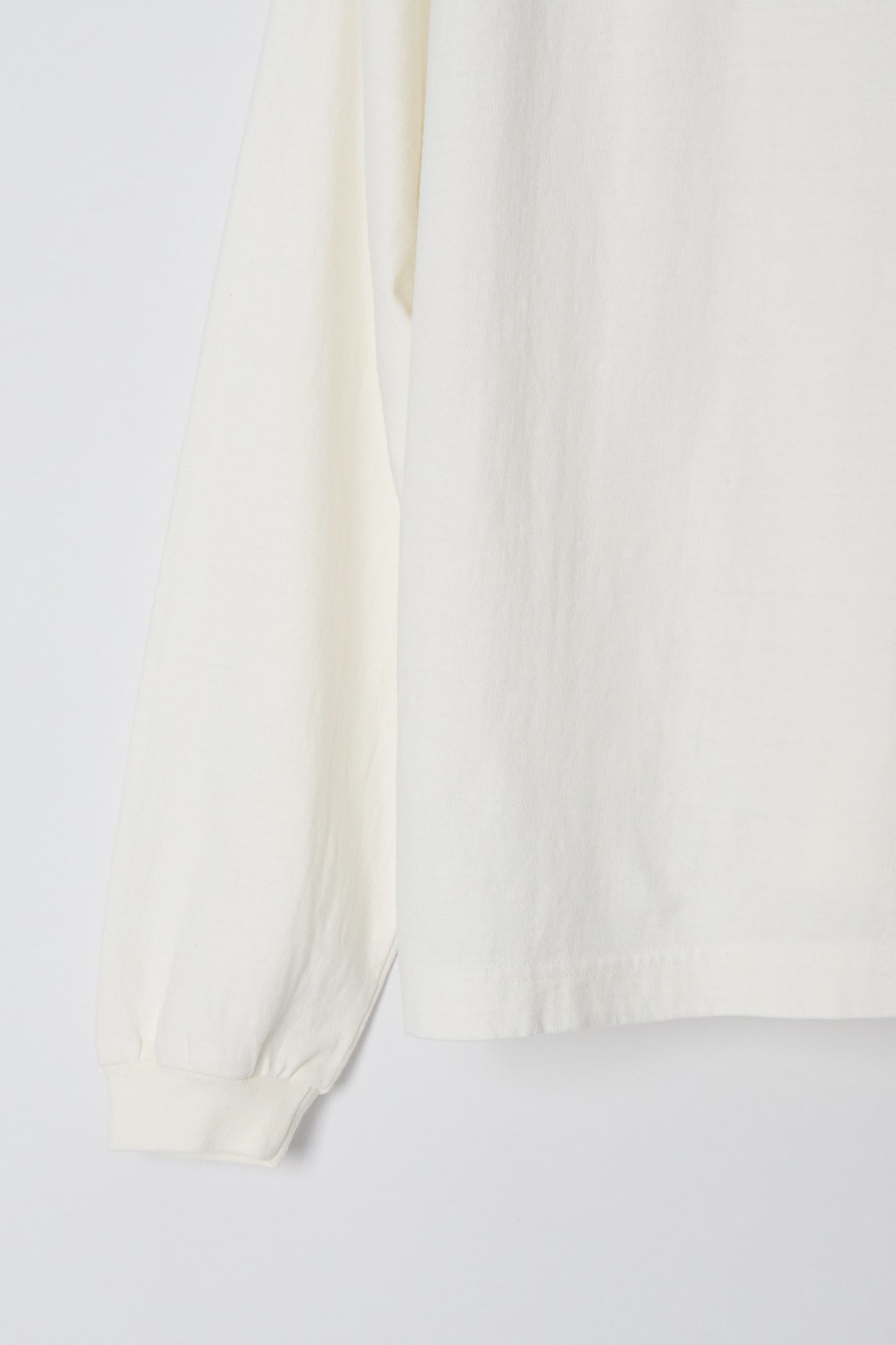 Mahuna LS T-Shirt - Ochiwata Recycled Cotton - Off White