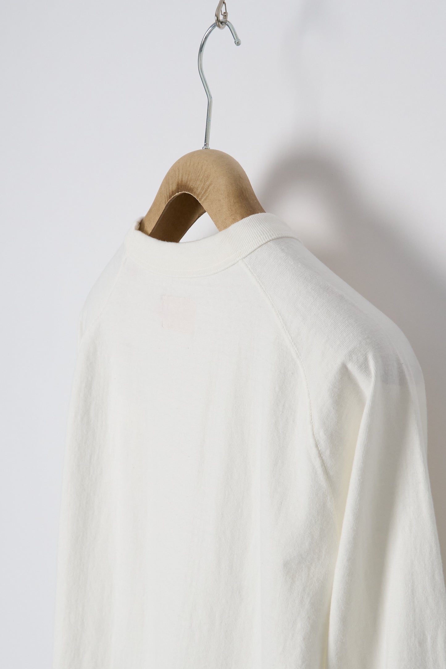 Mahuna LS T-Shirt - Ochiwata Recycled Cotton - Off White