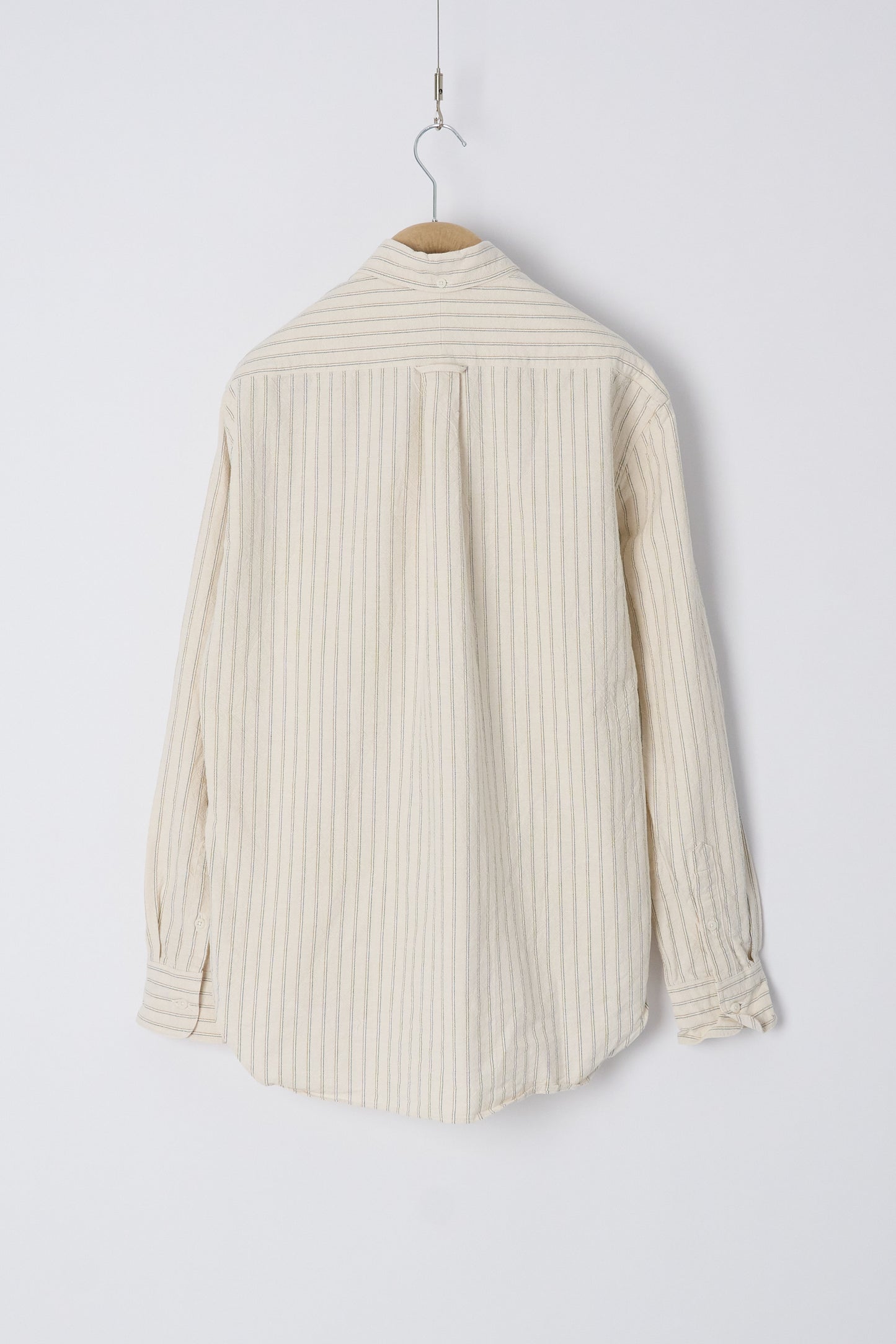 Tan Striped Japanese Oxford - Old Fit