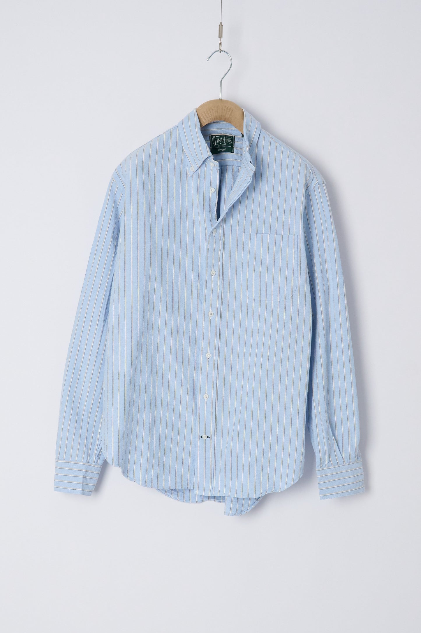 Blue Striped Japanese Oxford - Old Fit